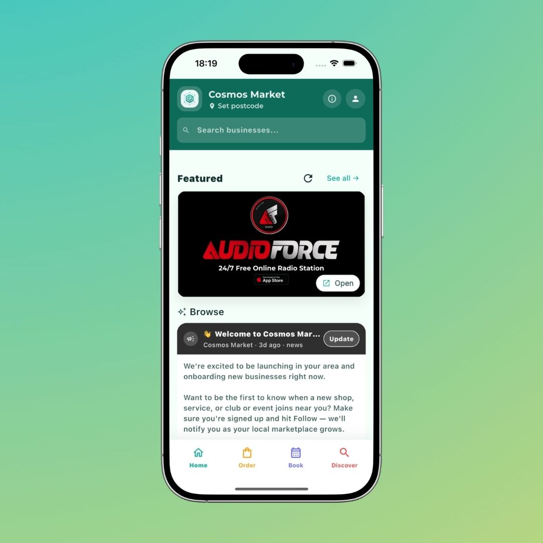 Introducing Cosmos Market: Discover Local Businesses in One Place